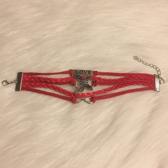 Multilayered Leather Charm Bracelet - Picture 3 of 3